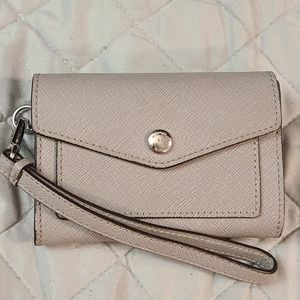 Michael Kors Saffiano card holder w/strap